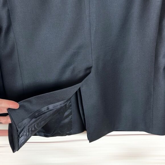 Brooks Brothers 346 Two-Buttons Wool Blazer Navy Blue with Gold Buttons 43L Vtg - Picture 11 of 16